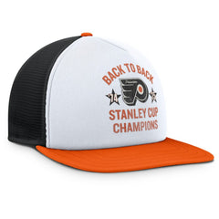Philadelphia Flyers Fanatics Decades Collection Foam Front Snapback Hat - White/Orange - NHL 202097339