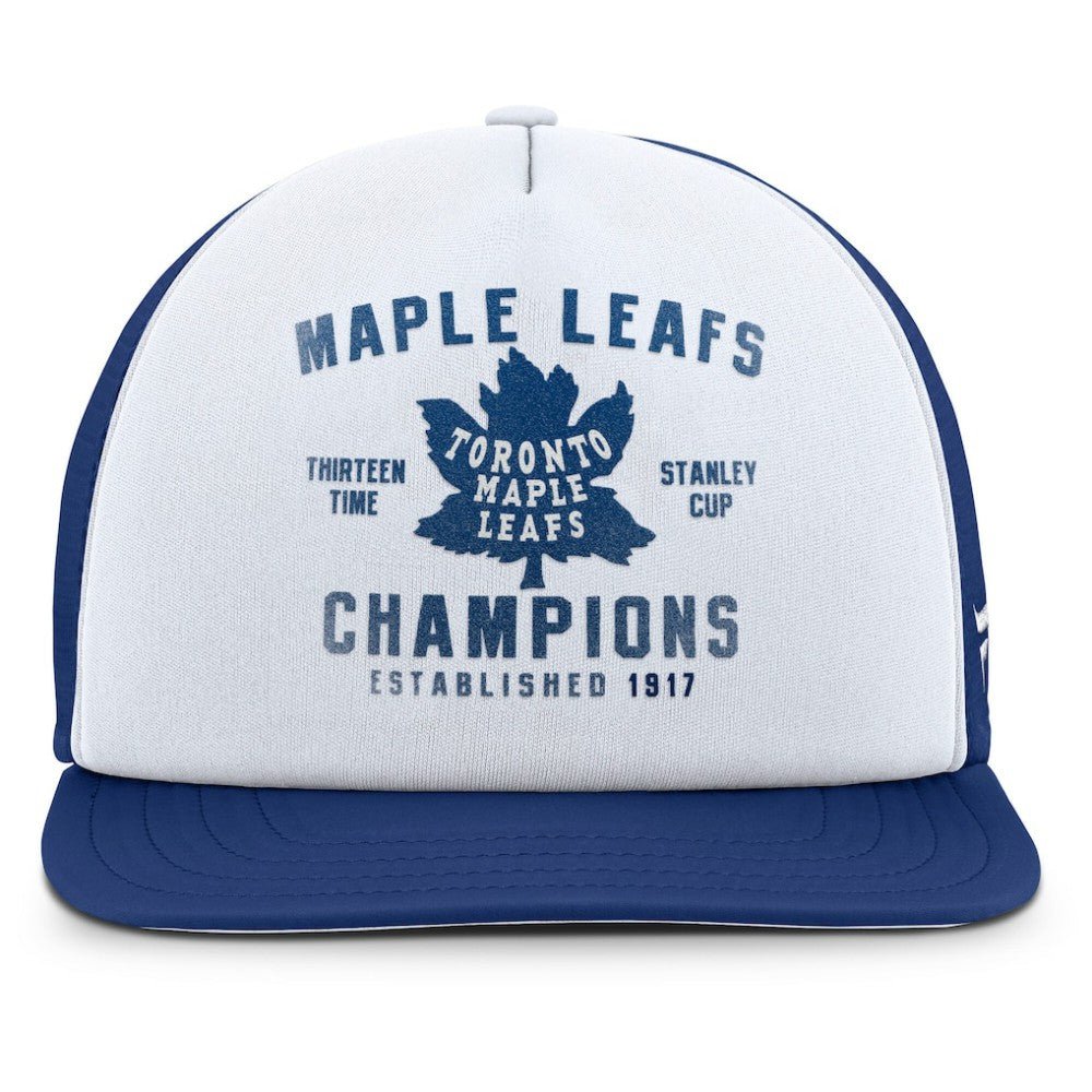 Toronto Maple Leafs Fanatics Decades Collection Foam Front Snapback Hat - White/Blue - NHL 202097340