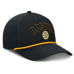 Boston Bruins Fanatics Decades Collection A-Frame Rope Adjustable Hat - Black - NHL 202097344
