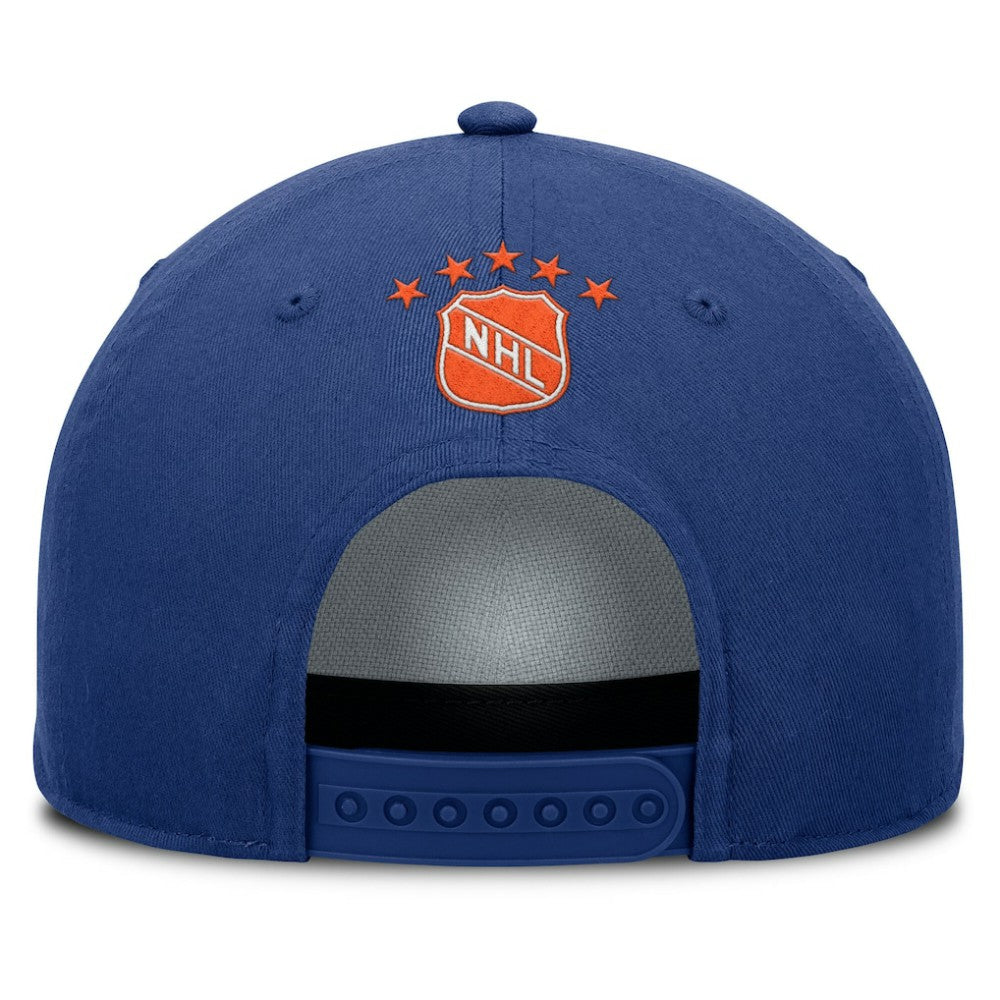 Edmonton Oilers Fanatics Decades Collection A-Frame Rope Adjustable Hat - Royal - NHL 202097347