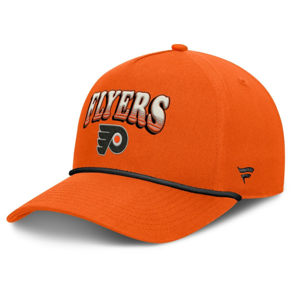 Philadelphia Flyers Fanatics Decades Collection A-Frame Rope Adjustable Hat - Orange - NHL 202097352