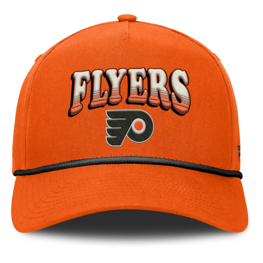 Philadelphia Flyers Fanatics Decades Collection A-Frame Rope Adjustable Hat - Orange - NHL 202097352