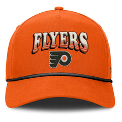 Philadelphia Flyers Fanatics Decades Collection A-Frame Rope Adjustable Hat - Orange - NHL 202097352