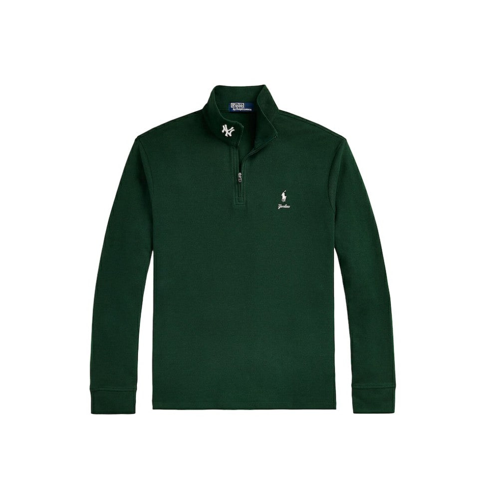 New York Yankees Polo Ralph Lauren Estate Quarter-Zip Sweatshirt - Green - MLB Online