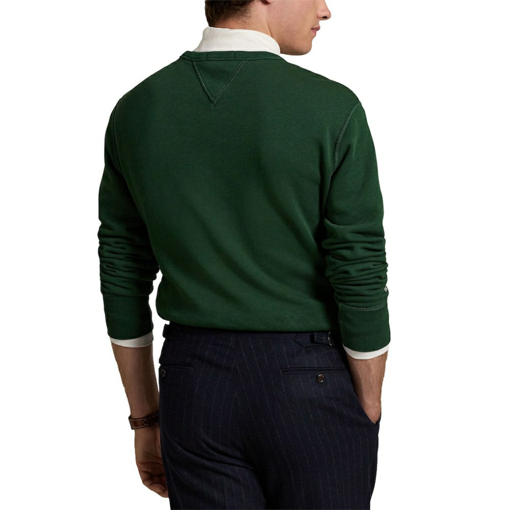 New York Yankees Polo Ralph Lauren Pullover Sweatshirt - Green - MLB Discount