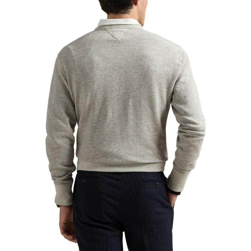 New York Yankees Polo Ralph Lauren Pullover Sweatshirt - Heather Gray - MLB Online