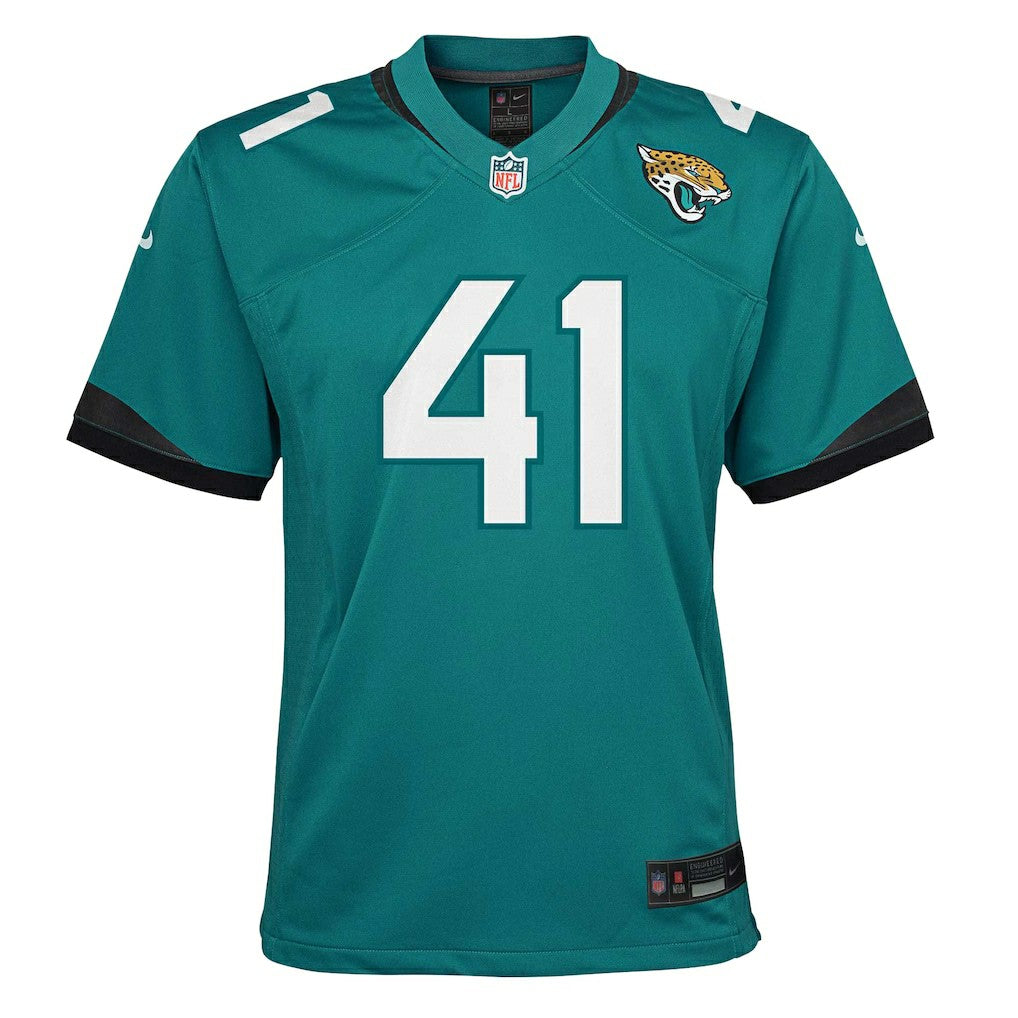 Nike Josh Hines-Allen Jacksonville Jaguars Youth Game Jersey Teal