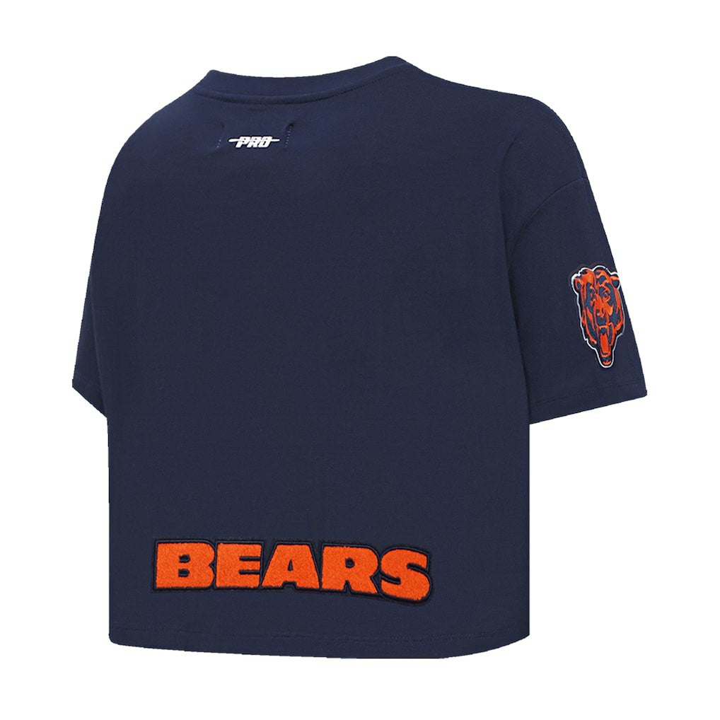 Caleb Williams Chicago Bears Pro Standard Women's Player Name & Number Cropped Boxy T-Shirt Navy