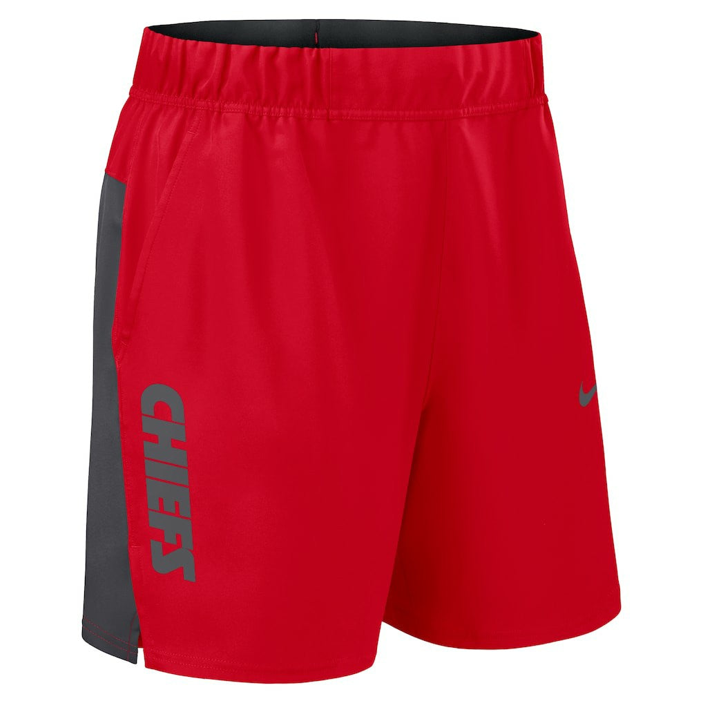 Nike Kansas City Chiefs Woven Victory Dri-FIT Shorts Red