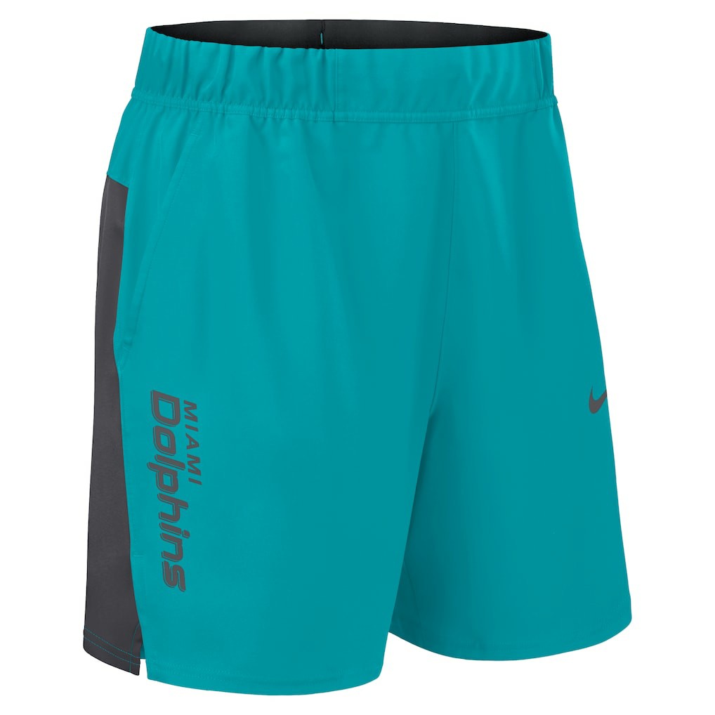 Nike Miami Dolphins Woven Victory Dri-FIT Shorts Aqua