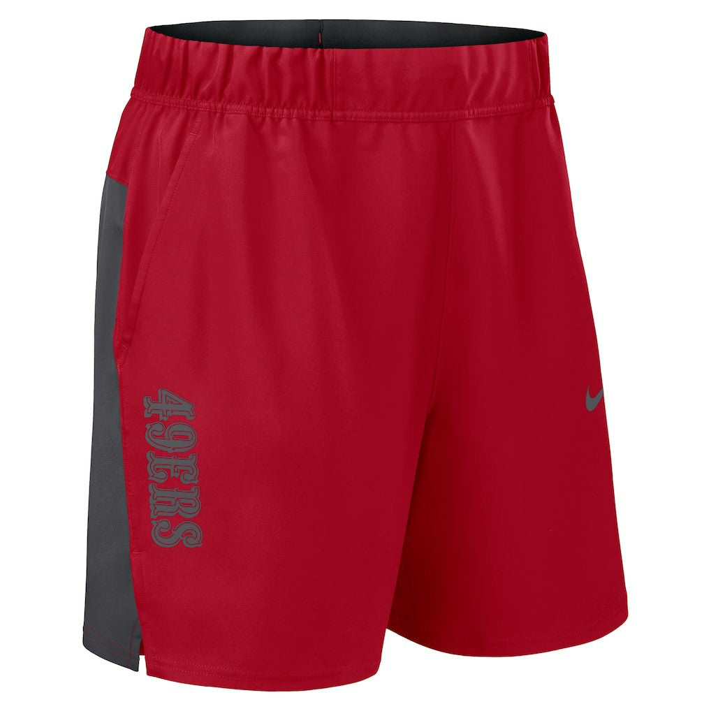 Nike San Francisco 49ers Woven Victory Dri-FIT Shorts Scarlet