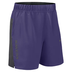 Nike Baltimore Ravens Woven Victory Dri-FIT Shorts Purple
