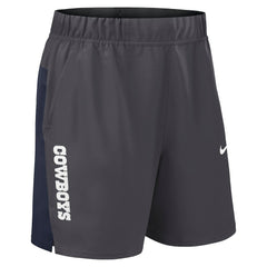 Nike Dallas Cowboys Woven Victory Dri-FIT Shorts Gray