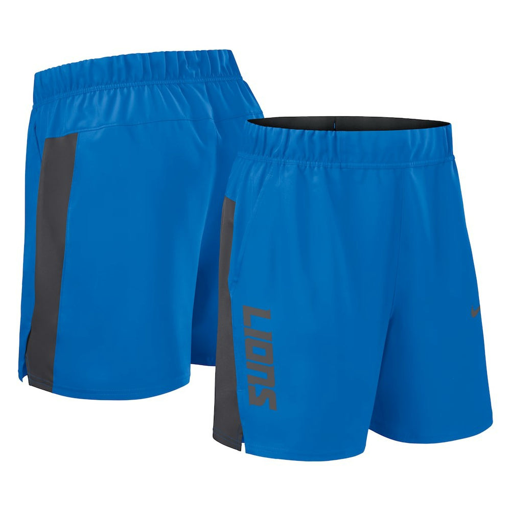 Nike Detroit Lions Woven Victory Dri-FIT Shorts Blue