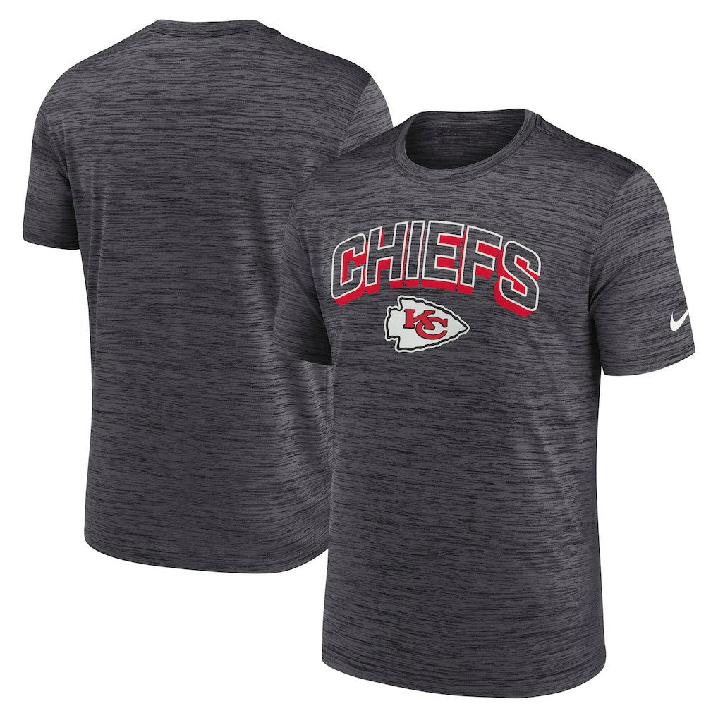 Nike Kansas City Chiefs Primetime Velocity Dri-FIT T-Shirt Charcoal