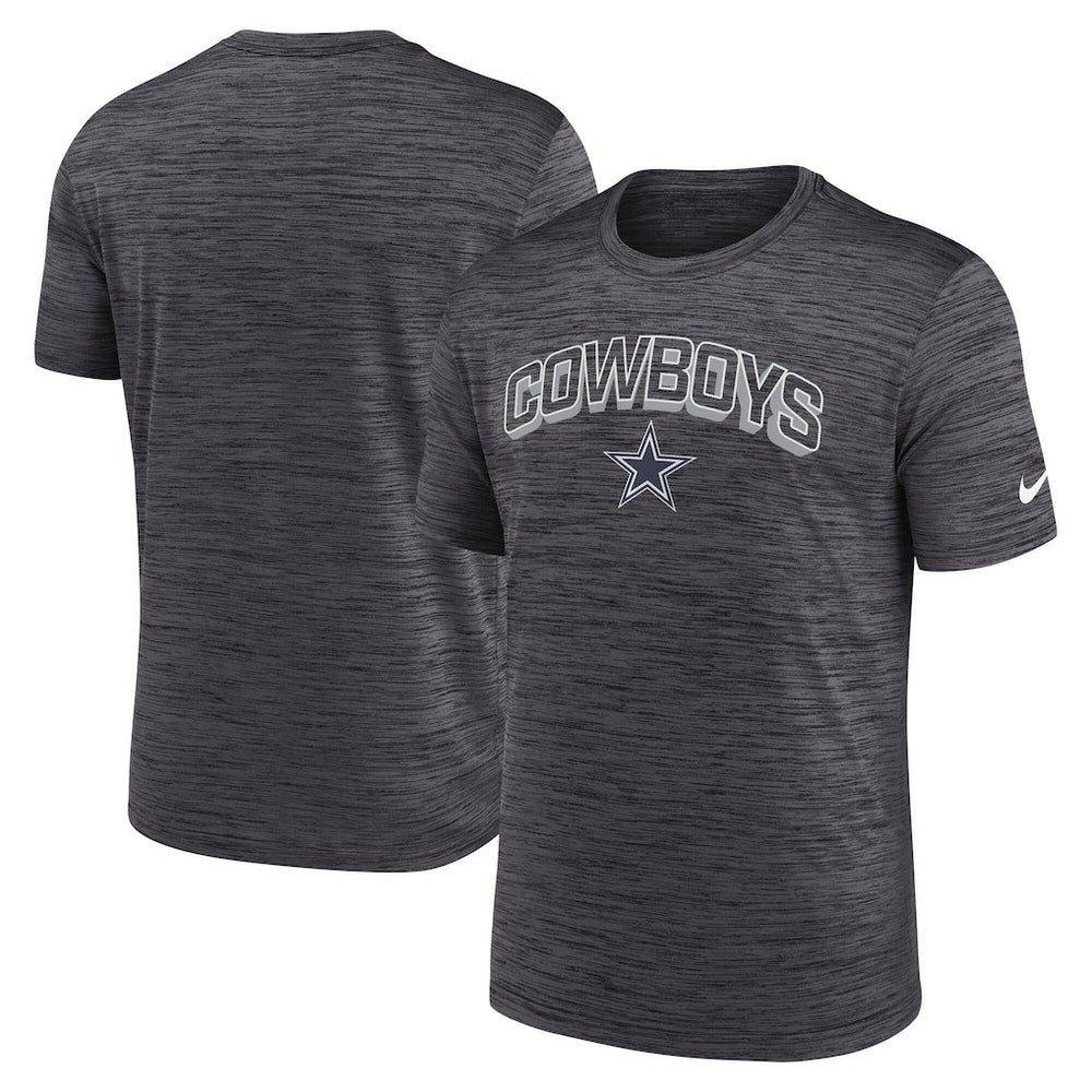 Nike Dallas Cowboys Primetime Velocity Dri-FIT T-Shirt Charcoal