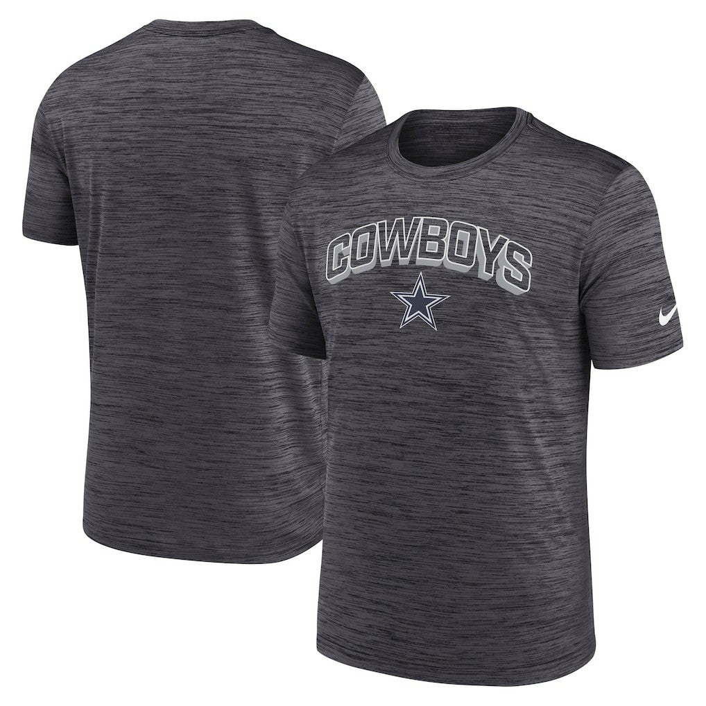 Nike Dallas Cowboys Primetime Velocity Dri-FIT T-Shirt Charcoal