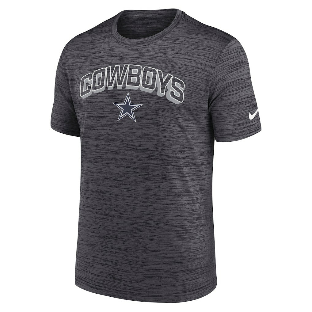 Nike Dallas Cowboys Primetime Velocity Dri-FIT T-Shirt Charcoal