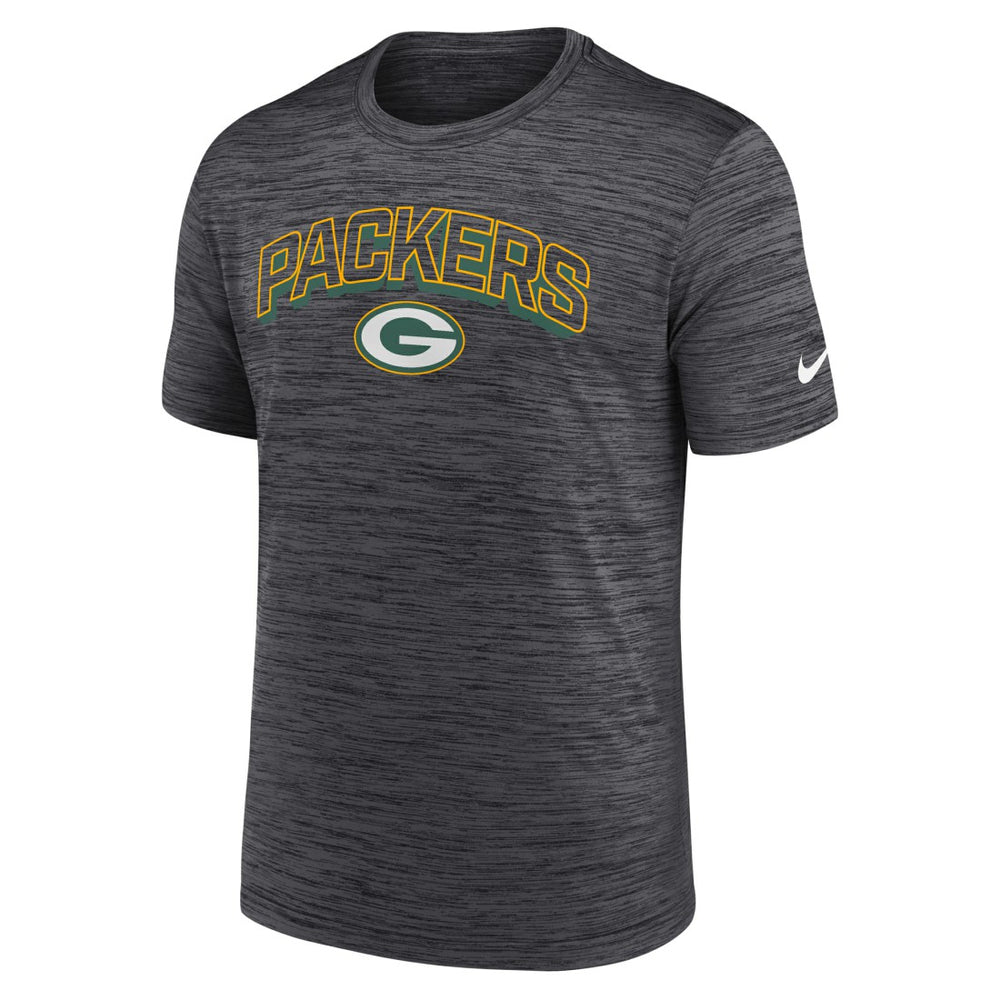 Nike Green Bay Packers Primetime Velocity Dri-FIT T-Shirt Charcoal