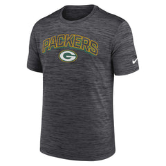 Nike Green Bay Packers Primetime Velocity Dri-FIT T-Shirt Charcoal