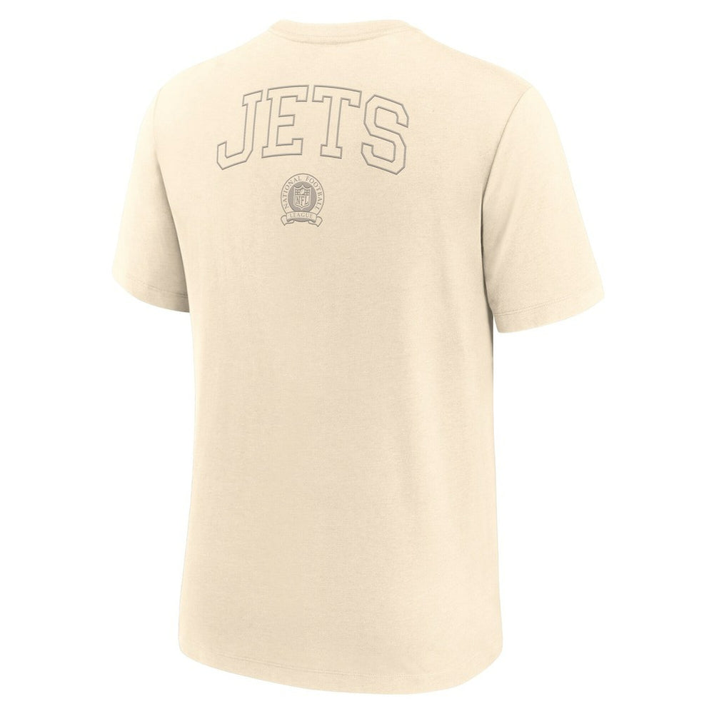 Nike New York Jets Glory Tri-Blend T-Shirt Cream