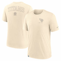 Nike Tennessee Titans Glory Tri-Blend T-Shirt Cream