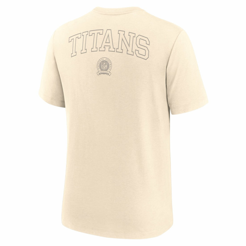 Nike Tennessee Titans Glory Tri-Blend T-Shirt Cream