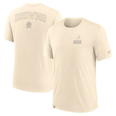 Nike Cleveland Browns Glory Tri-Blend T-Shirt Cream