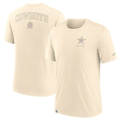 Nike Dallas Cowboys Glory Tri-Blend T-Shirt Cream