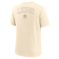 Nike Detroit Lions Glory Tri-Blend T-Shirt Cream