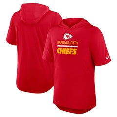 Nike Kansas City Chiefs Lockup Tri-Blend Hoodie T-Shirt Red