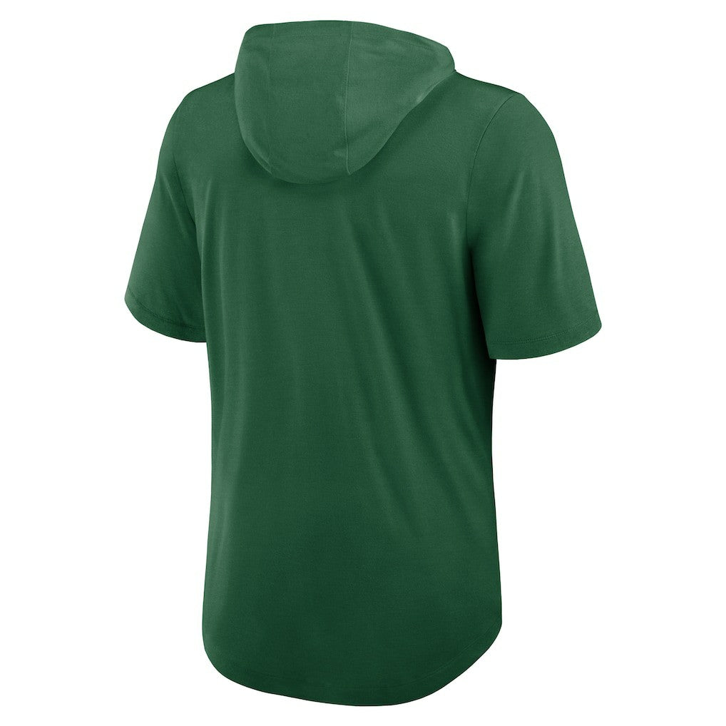 Nike New York Jets Lockup Tri-Blend Hoodie T-Shirt Green