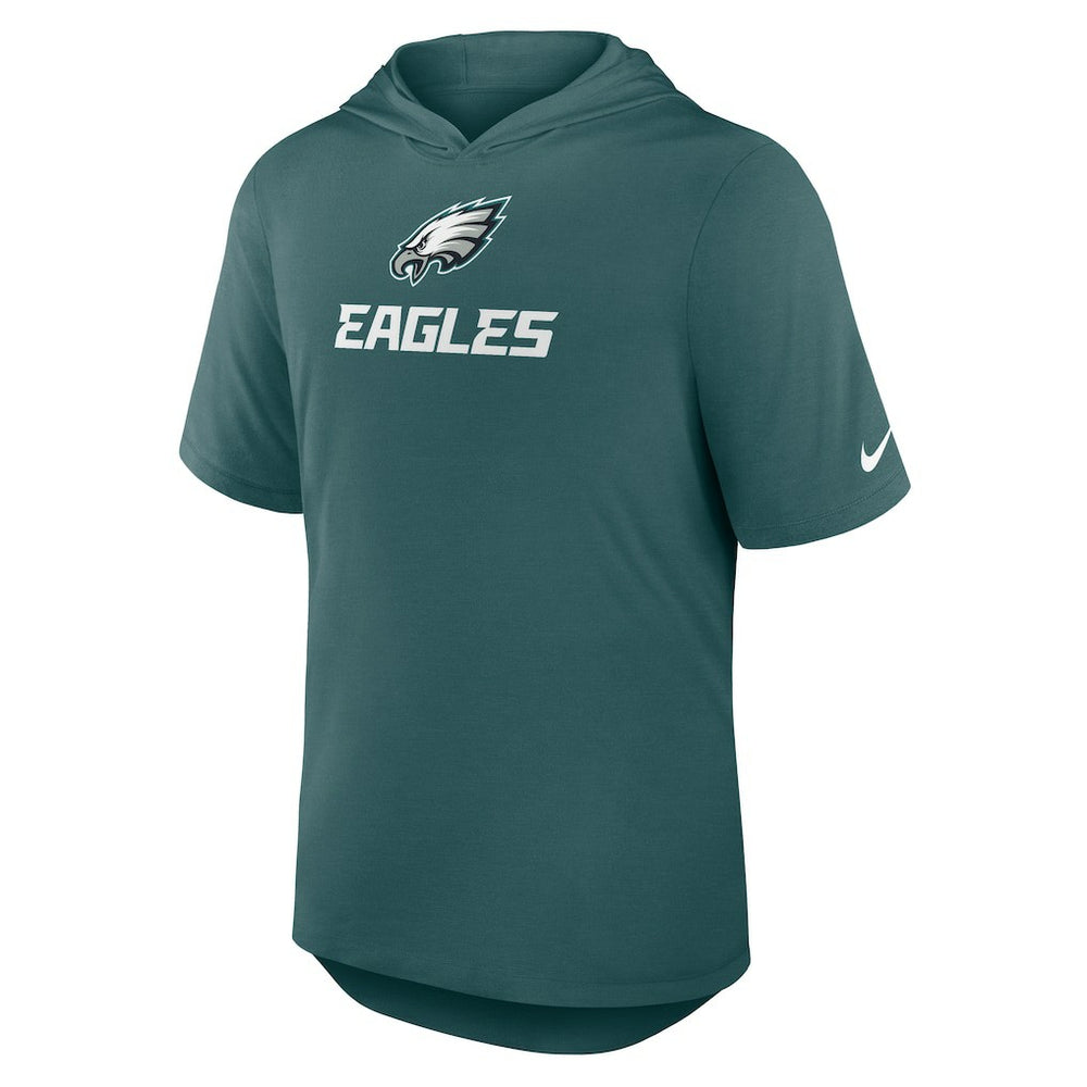 Nike Philadelphia Eagles Lockup Tri-Blend Hoodie T-Shirt Midnight Green