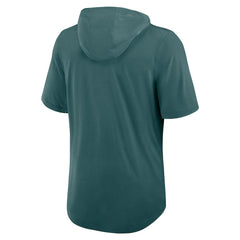 Nike Philadelphia Eagles Lockup Tri-Blend Hoodie T-Shirt Midnight Green