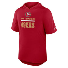 Nike San Francisco 49ers Lockup Tri-Blend Hoodie T-Shirt Scarlet