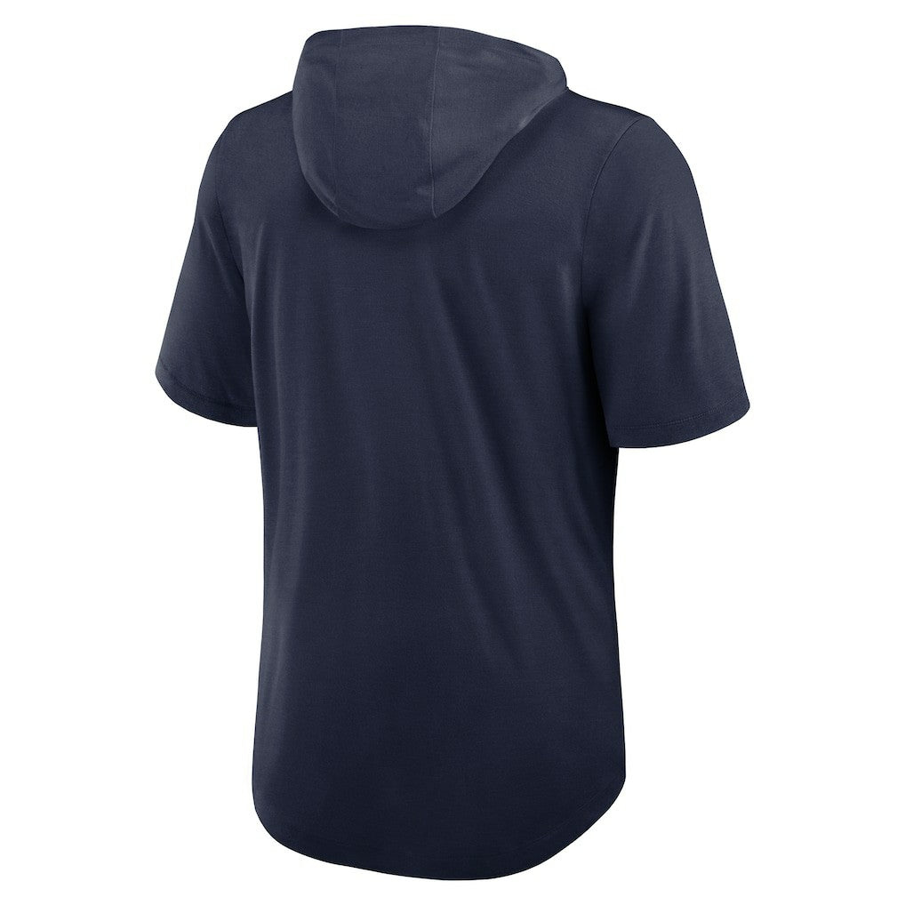Nike Seattle Seahawks Lockup Tri-Blend Hoodie T-Shirt College Navy
