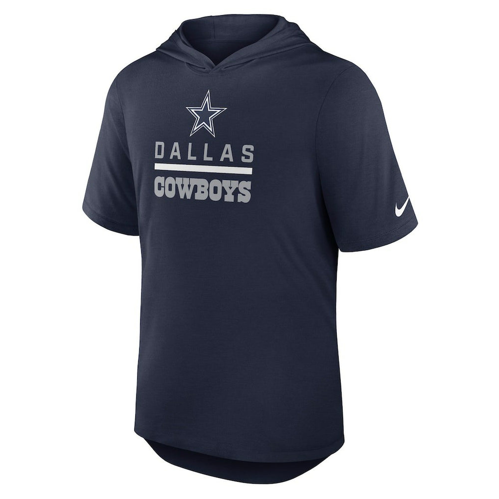Nike Dallas Cowboys Lockup Tri-Blend Hoodie T-Shirt Navy