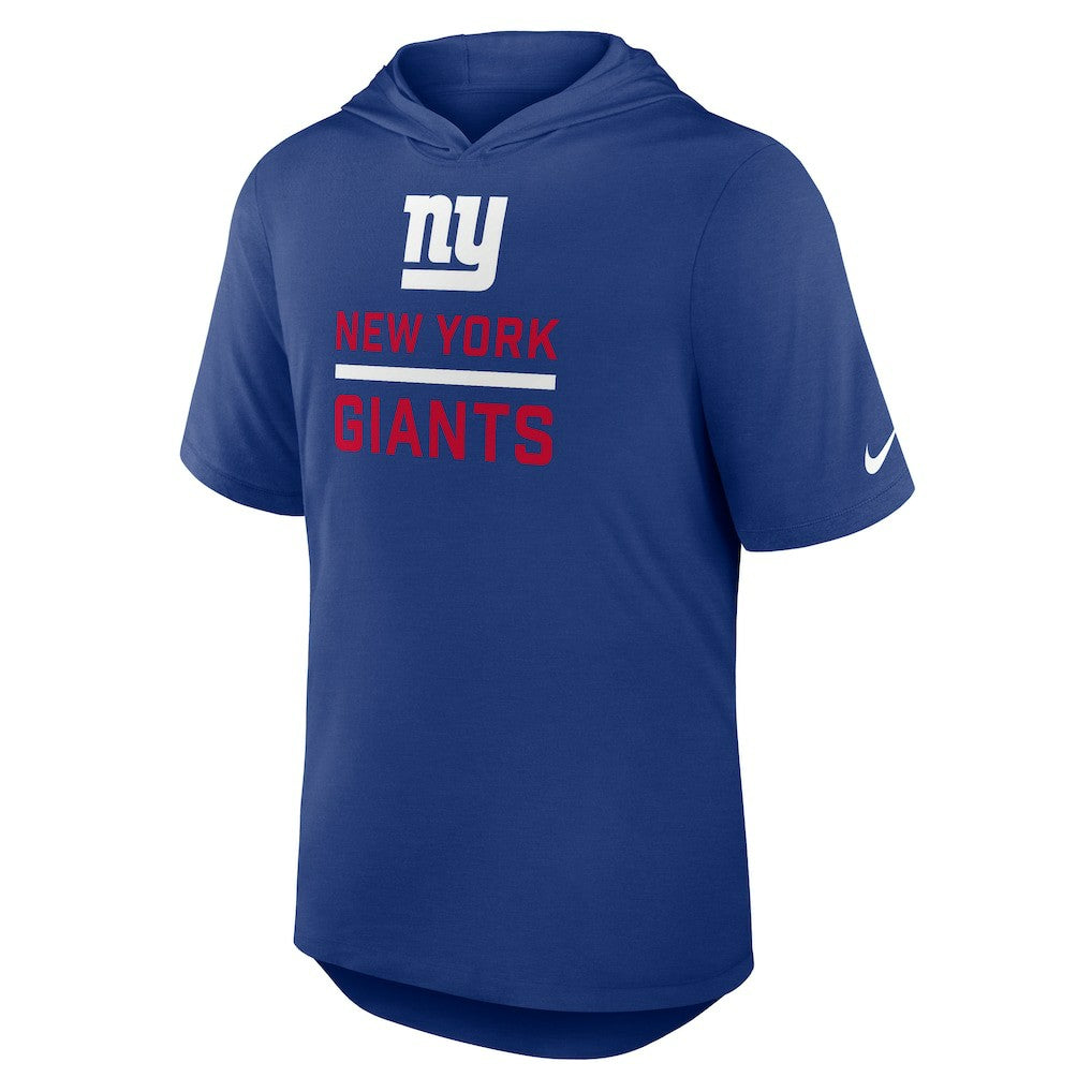 Nike New York Giants Lockup Tri-Blend Hoodie T-Shirt Royal