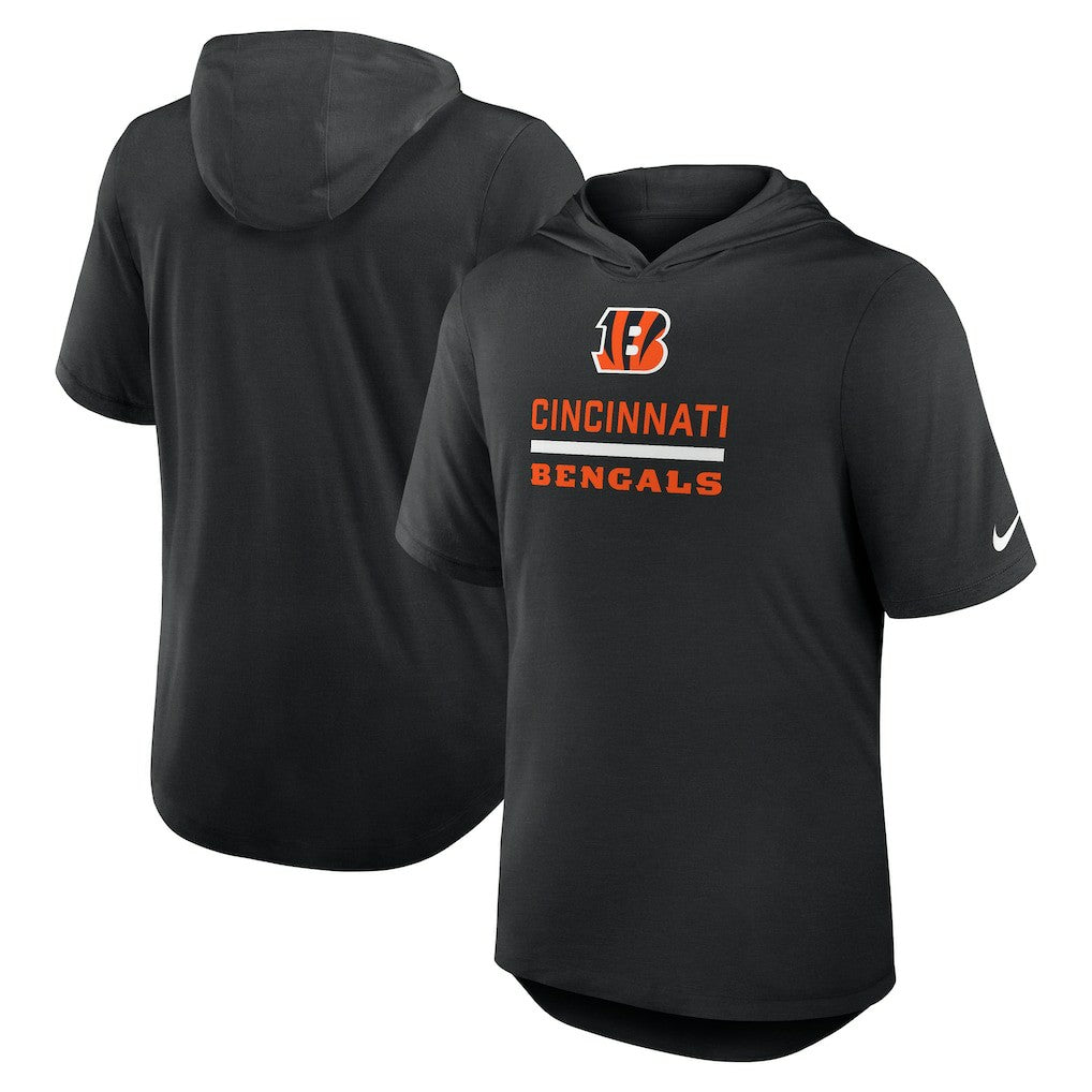 Nike Cincinnati Bengals Lockup Tri-Blend Hoodie T-Shirt Black