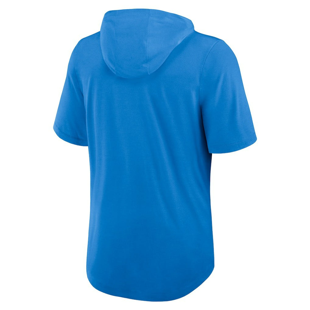 Nike Los Angeles Chargers Lockup Tri-Blend Hoodie T-Shirt Powder Blue