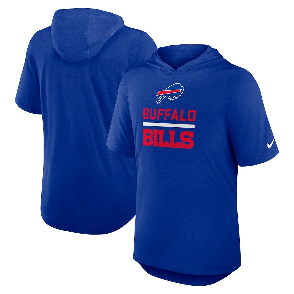 Nike Buffalo Bills Lockup Tri-Blend Hoodie T-Shirt Royal