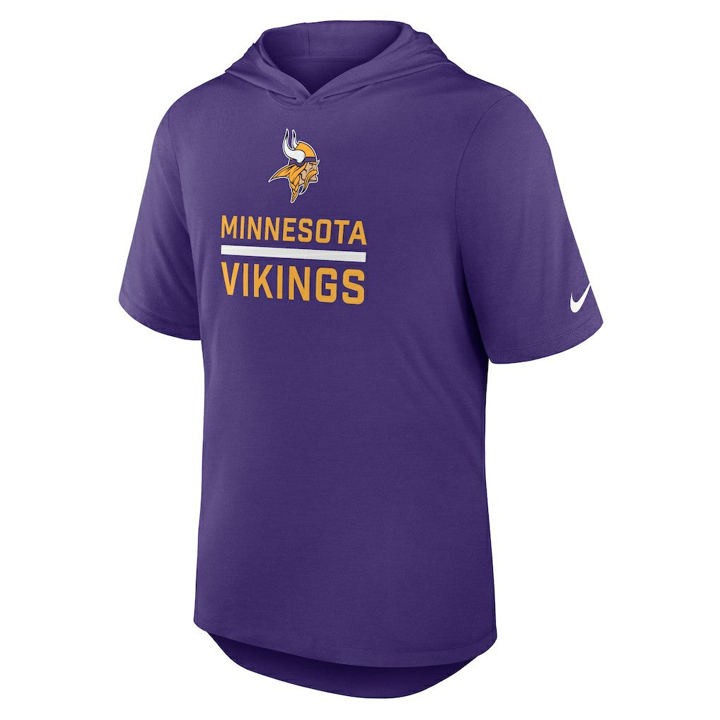 Nike Minnesota Vikings Lockup Tri-Blend Hoodie T-Shirt Purple