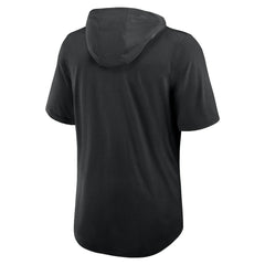 Nike New Orleans Saints Lockup Tri-Blend Hoodie T-Shirt Black