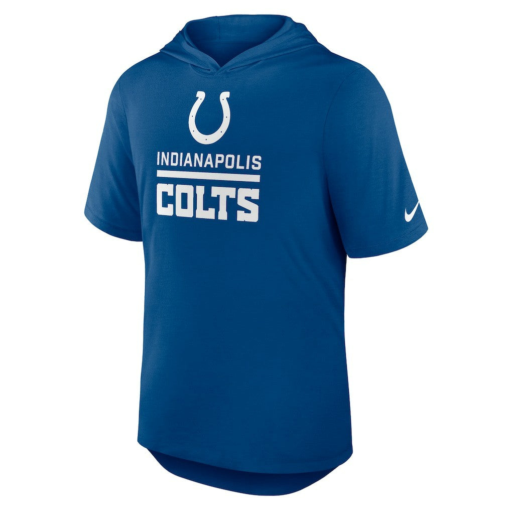 Nike Indianapolis Colts Lockup Tri-Blend Hoodie T-Shirt Royal