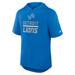 Nike Detroit Lions Lockup Tri-Blend Hoodie T-Shirt Blue