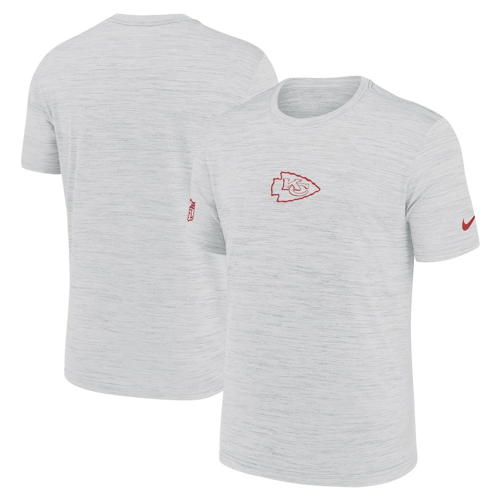 Nike Kansas City Chiefs Sideline Velocity Dri-FIT T-Shirt - Ash