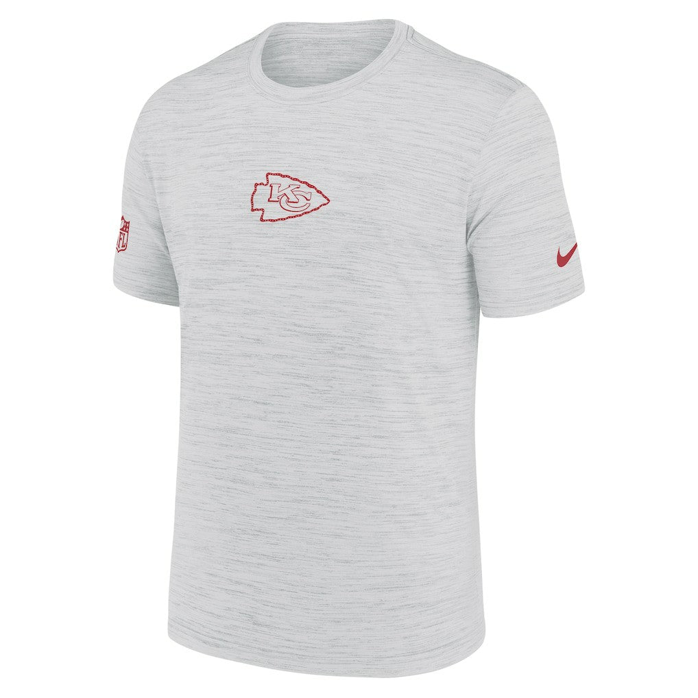 Nike Kansas City Chiefs Sideline Velocity Dri-FIT T-Shirt - Ash
