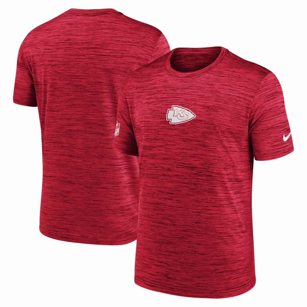 Nike Kansas City Chiefs Sideline Velocity Dri-FIT T-Shirt - Red