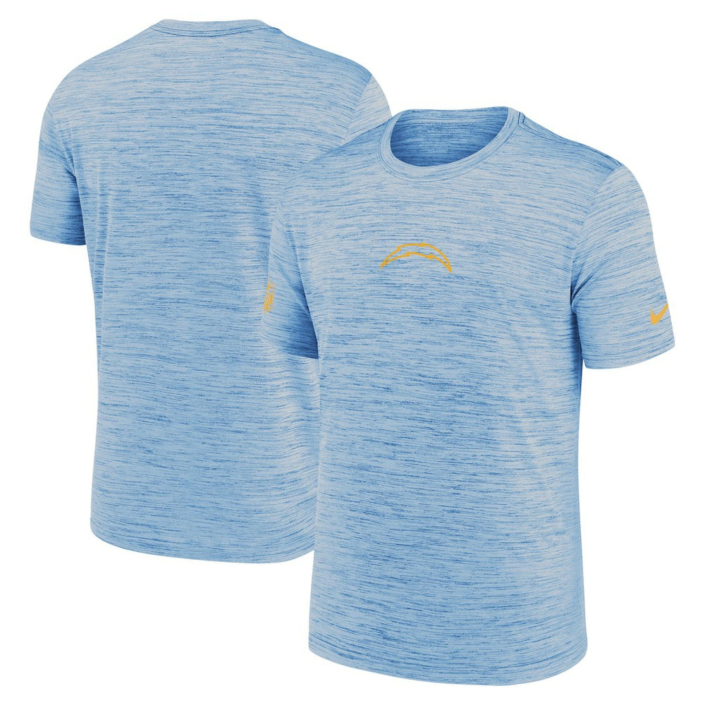 Nike Los Angeles Chargers Sideline Velocity Dri-FIT T-Shirt - Powder Blue