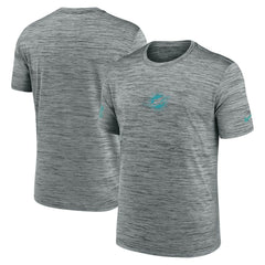 Nike Miami Dolphins Sideline Velocity Dri-FIT T-Shirt - Gray